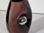 A. RIECKE, petit vase en verre, vers 1935