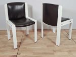 Joe Colombo pour Pozzi, paire de chaises  « Chair 300 », vers 1965