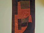 Jean-Paul PHILIPPE (né en 1944), tenture « Composition abstraite-1974 » en velours