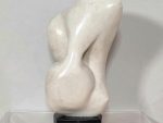Jean ZORKO (1937-2023), Torse-1975, marbre blanc